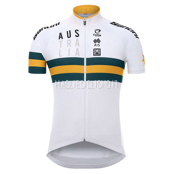 Maglia Australia 2017 bianco e Giallo - Clicca l'immagine per chiudere